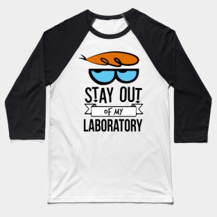 Stay out of my lab cartoon Baseball T-Shirt